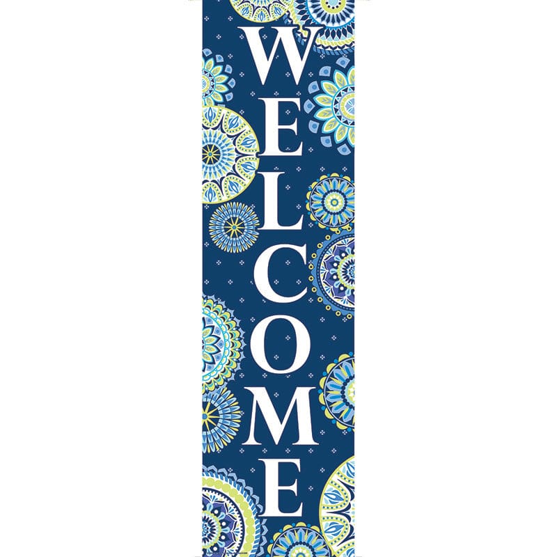 Blue Harmony Welcome Banner (Pack of 10) - Banners - Eureka