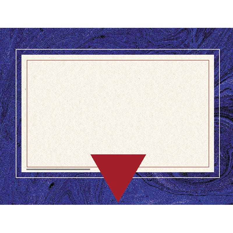 Blue Marble Certificate Border Computer Paper (Pack of 8) - Certificates - Flipside