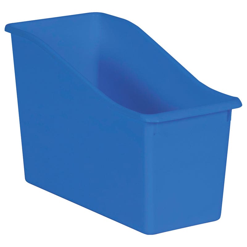 Blue Plastic Book Bin (Pack of 10) - Storage Containers - Teacher Created Resources