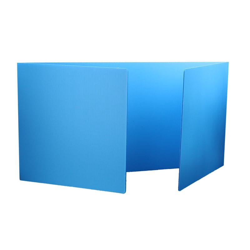 Blue Premium Study Carrel 12Pk - Wall Screens - Flipside
