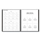 Blue Sky Aligned Monthly Planner With Built-in Pocket Page 11 X 9 Black Cover 12-month (jan To Dec): 2023 - School Supplies - Blue Sky®
