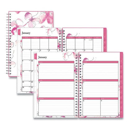 Blue Sky Breast Cancer Awareness Create-your-own Cover Weekly/monthly Planner Orchid Artwork 8 X 5 12-month (jan-dec): 2023 - School