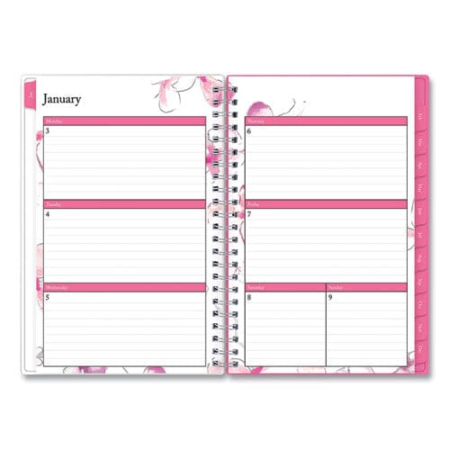 Blue Sky Breast Cancer Awareness Create-your-own Cover Weekly/monthly Planner Orchid Artwork 8 X 5 12-month (jan-dec): 2023 - School