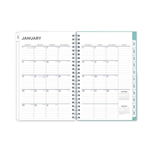 Blue Sky Chloe Frosted Weekly/monthly Planner Chloe Artwork 8 X 5 Blue Cover 12-month (jan To Dec): 2023 - School Supplies - Blue Sky®