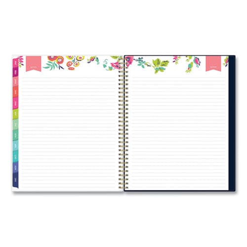 Blue Sky Day Designer Peyton Create-your-own Cover Weekly/monthly Planner Floral Artwork 11 X 8.5 Navy 12-month (jan-dec): 2023 - School