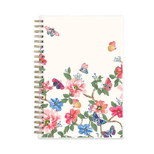 Blue Sky Fly By Frosted Weekly/monthly Planner Fly By Butterflies Artwork 8 X 5 Blush/pink Cover 12-month (jan To Dec): 2023 - School