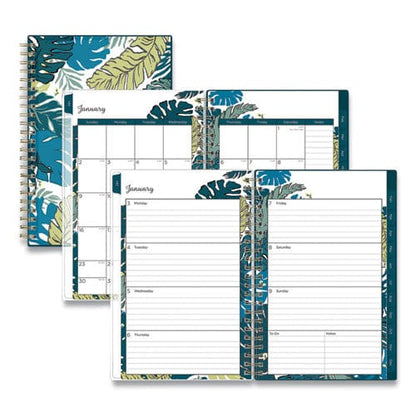 Blue Sky Grenada Create-your-own Cover Weekly/monthly Planner Floral Artwork 8 X 5 Green/blue/teal Cover 12-month (jan-dec): 2023 - School
