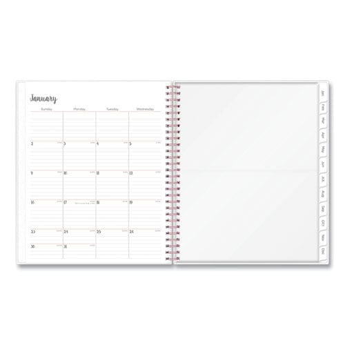 Blue Sky Joselyn Monthly Wirebound Planner Joselyn Floral Artwork 10 X 8 Pink/peach/black Cover 12-month (jan To Dec): 2023 - School