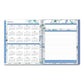Blue Sky Lindley Monthly Planner Lindley Floral Artwork 10 X 8 White/blue/green Cover 12-month (jan To Dec): 2023 - School Supplies - Blue