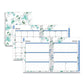 Blue Sky Lindley Weekly/monthly Planner Lindley Floral Artwork 11 X 8.5 White/blue/green Cover 12-month (jan To Dec): 2023 - School Supplies