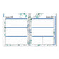 Blue Sky Lindley Weekly/monthly Planner Lindley Floral Artwork 8 X 5 White/blue/green Cover 12-month (jan To Dec): 2023 - School Supplies -