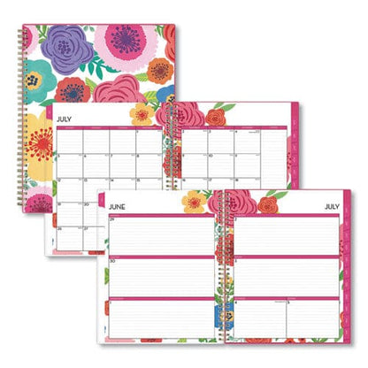 Blue Sky Mahalo Academic Year Create-your-own Cover Weekly/monthly Planner Floral Artwork 11 X 8.5 12-month (july-june): 2022-2023 - School