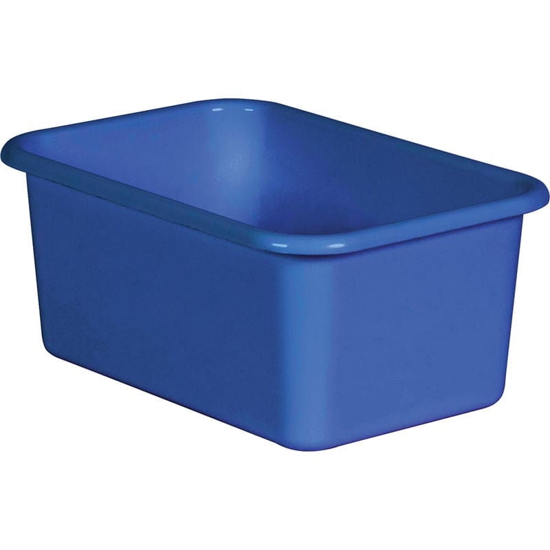 Blue Small Plastic Storage Bin (Pack of 10) - Storage Containers - Teacher Created Resources