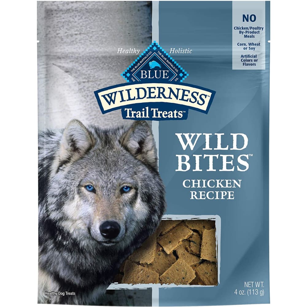Blue Wilderness Bites Chicken 4oz. 8 - Pet Supplies - Blue Buffalo
