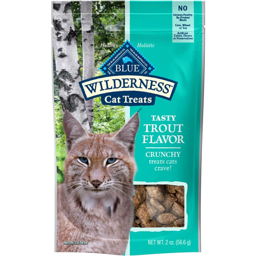 Blue Wilderness Cat Crunchy Trout 2oz. - Pet Supplies - Blue Buffalo
