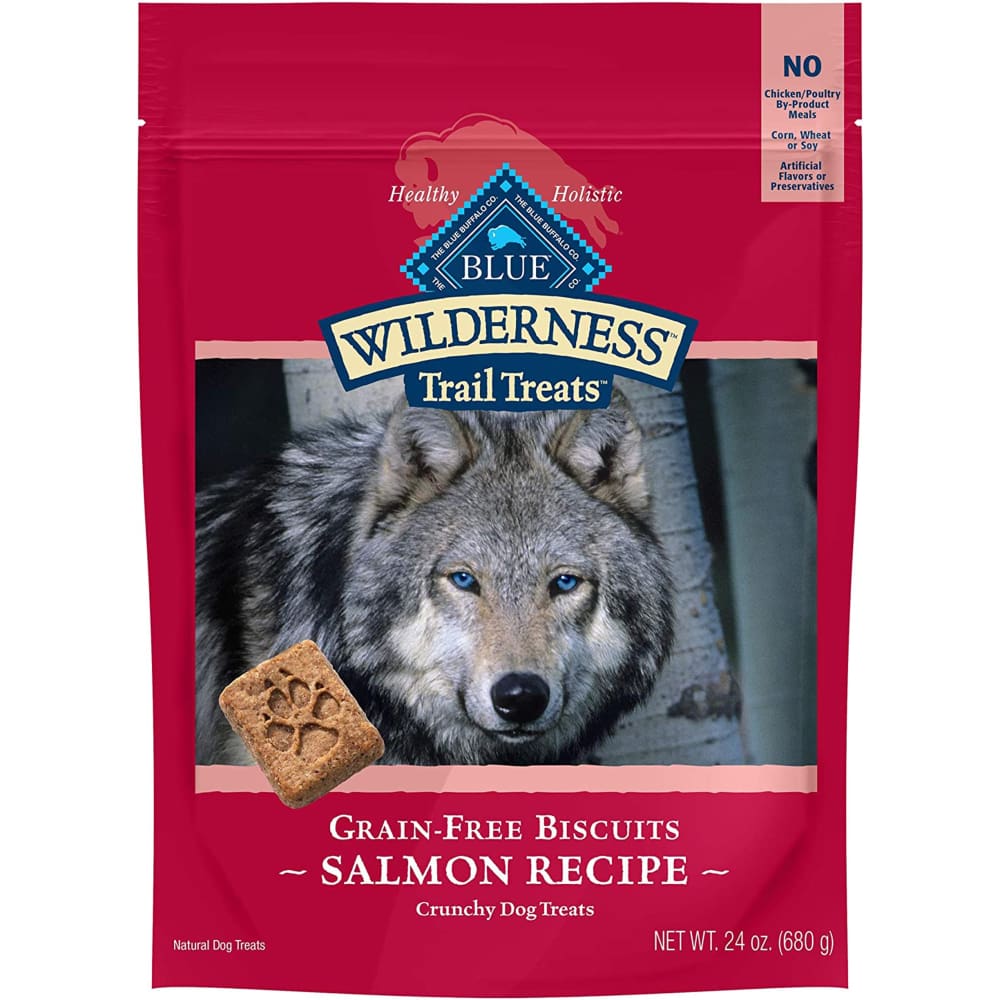 Blue Wilderness Dog Biscuit Salmon 24oz. - Pet Supplies - Blue Buffalo