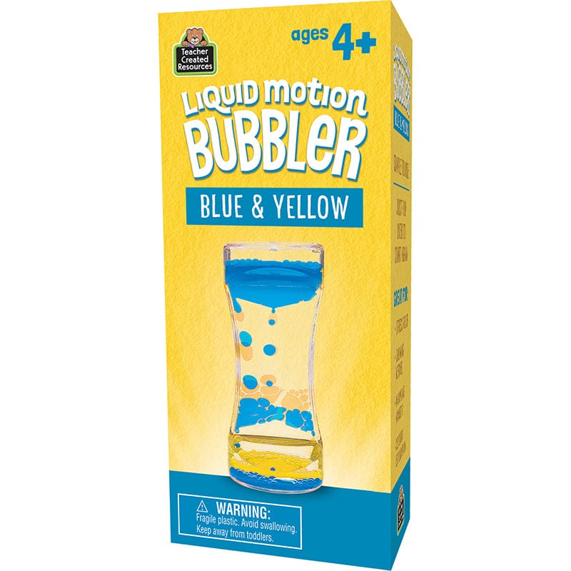 Blue & Yellow Liquid Motion Bubbler (Pack of 10) - Novelty - Teacher Created Resources