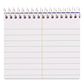 Blueline High-capacity Steno Pad Medium/college Rule Blue Cover 180 White 6 X 9 Sheets - Office - Blueline®