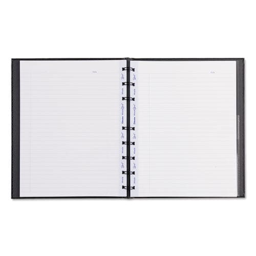 Blueline Miraclebind Notebook 1 Subject Medium/college Rule Black Cover 11 X 9.06 75 Sheets - Office - Blueline®