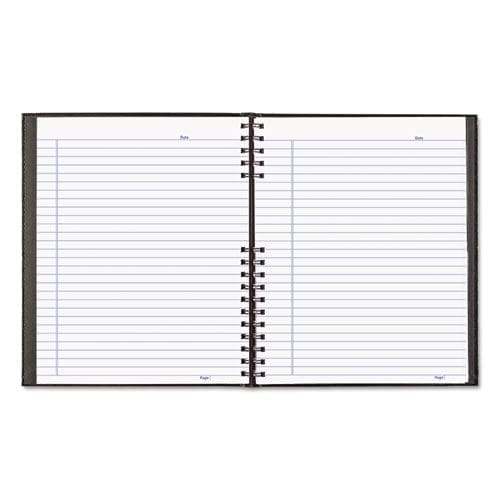 Blueline Notepro Notebook 1 Subject Medium/college Rule Black Cover 11 X 8.5 100 Sheets - Office - Blueline®