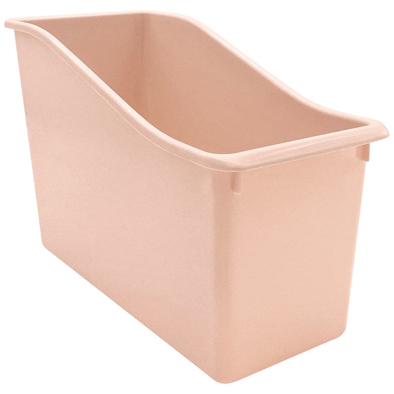 Blush Plastic Book Bin (Pack of 10) - Storage Containers - Teacher Created Resources