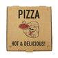 BluTable Pizza Boxes 14 X 14 X 1.75 Kraft Paper 50/pack - Food Service - BluTable