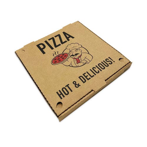 BluTable Pizza Boxes 14 X 14 X 1.75 Kraft Paper 50/pack - Food Service - BluTable