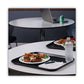 Boardwalk Bagasse Dinnerware 3-compartment Plate 10 Dia White 500/carton - Food Service - Boardwalk®