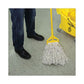 Boardwalk Banded Cotton Mop Heads 24oz White 12/carton - Janitorial & Sanitation - Boardwalk®
