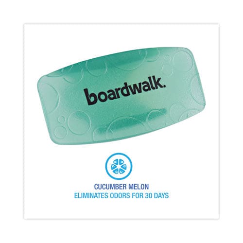 Boardwalk Bowl Clip Cucumber Melon Scent Green 12/box - Janitorial & Sanitation - Boardwalk®