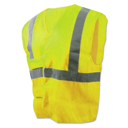 Boardwalk Class 2 Safety Vests Standard Lime Green/silver - Janitorial & Sanitation - Boardwalk®