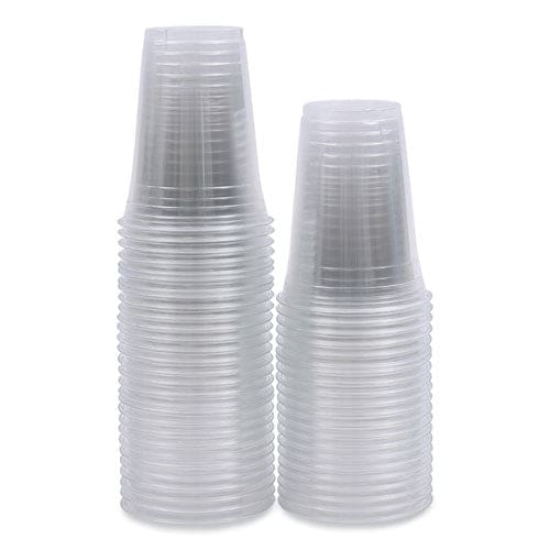Boardwalk Clear Plastic Cold Cups 16 Oz Pet 50 Cups/sleeve 20 Sleeves/carton - Food Service - Boardwalk®