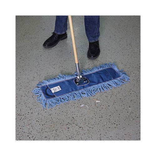 Boardwalk Clip-on Dust Mop Frame 24w X 5d Zinc Plated - Janitorial & Sanitation - Boardwalk®