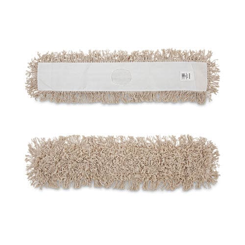 Boardwalk Cotton Dry Mopping Kit 36 X 5 Natural Cotton Head 60 Natural Wood Handle - Janitorial & Sanitation - Boardwalk®