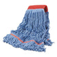 Boardwalk Cotton Mop Heads Cotton/synthetic Large Looped End Wideband Blue 12/ct - Janitorial & Sanitation - Boardwalk®