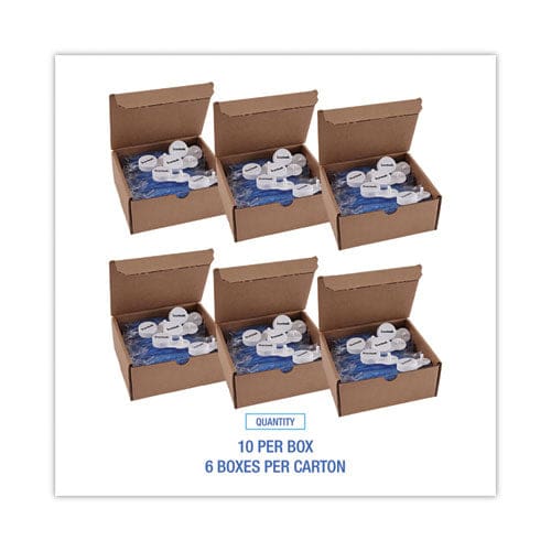 Boardwalk Curve Air Freshener Cotton Blossom Blue 10/box 6 Boxes/carton - Janitorial & Sanitation - Boardwalk®