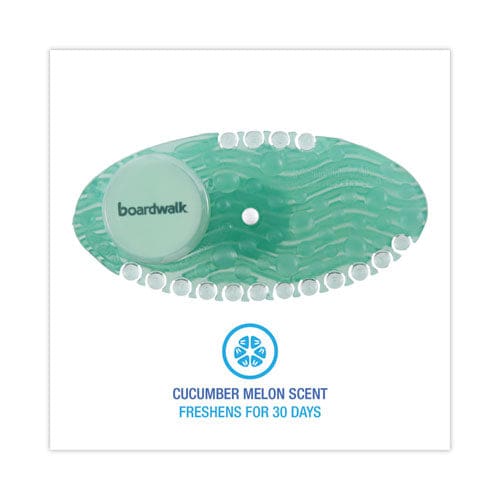 Boardwalk Curve Air Freshener Cucumber Melon Green 10/box 6 Boxes/carton - Janitorial & Sanitation - Boardwalk®