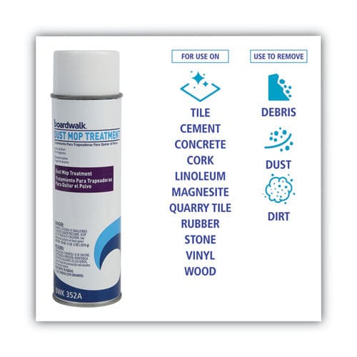 Boardwalk Dust Mop Treatment Pine Scent 18 Oz Aerosol Spray - Janitorial & Sanitation - Boardwalk®