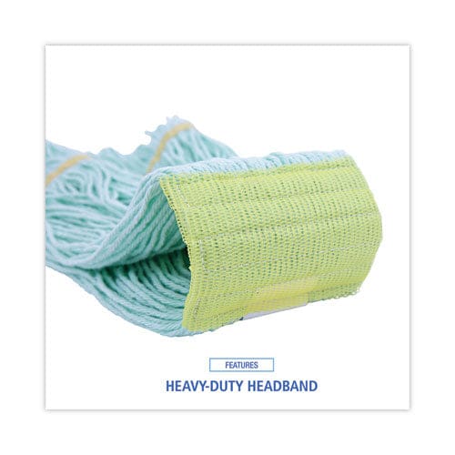 Boardwalk Ecomop Looped-end Mop Head Recycled Fibers Extra Large Size Green 12/ct - Janitorial & Sanitation - Boardwalk®