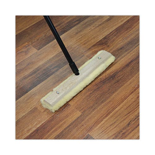 Boardwalk Fiberglass Broom Handle Nylon Plastic Threaded End 1 Dia X 60 Black - Janitorial & Sanitation - Boardwalk®