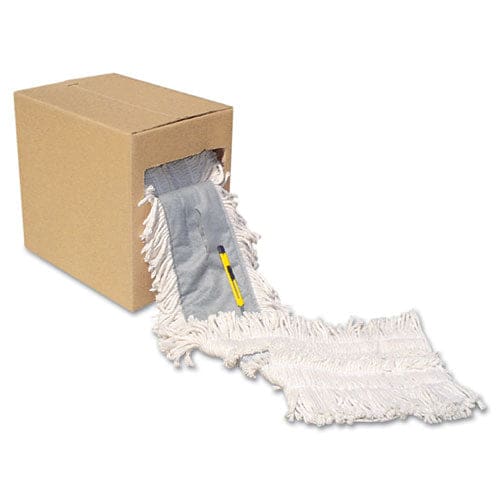 Boardwalk Flash Forty Disposable Dustmop Cotton 5 Natural - Janitorial & Sanitation - Boardwalk®