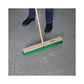 Boardwalk Floor Broom Head 3 Green Flagged Recycled Pet Plastic Bristles 24 Brush - Janitorial & Sanitation - Boardwalk®