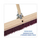 Boardwalk Floor Brush Head 3.25 Maroon Stiff Polypropylene Bristles 36 Brush - Janitorial & Sanitation - Boardwalk®