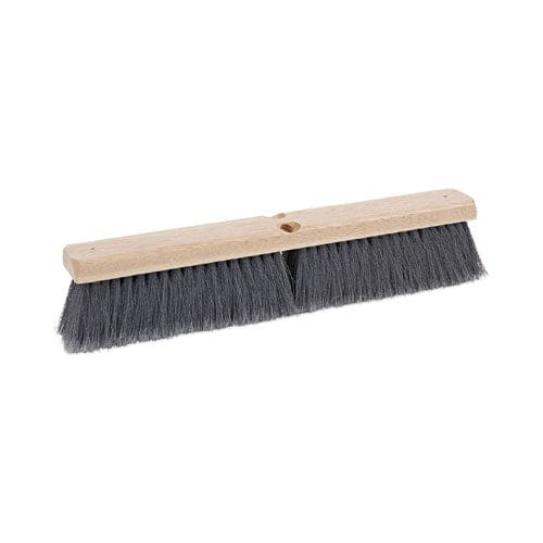 Boardwalk Floor Brush Head 3 Gray Flagged Polypropylene Bristles 18 Brush - Janitorial & Sanitation - Boardwalk®