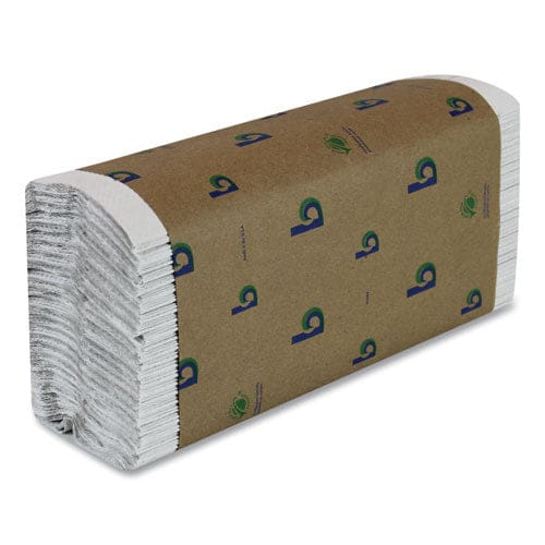 Boardwalk Boardwalk Green C-fold Towels 10.13 X 12.75 Natural White 150/pack 16 Packs/carton - Janitorial & Sanitation - Boardwalk®