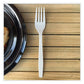 Boardwalk Heavyweight Polypropylene Cutlery Fork White 1000/carton - Food Service - Boardwalk®