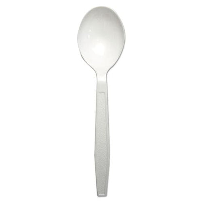 Boardwalk Heavyweight Polypropylene Cutlery Soup Spoon White 1000/carton - Food Service - Boardwalk®