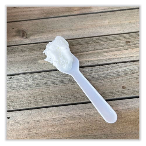 Boardwalk Heavyweight Polypropylene Cutlery Tasting Spoon White 3,000/carton - Food Service - Boardwalk®