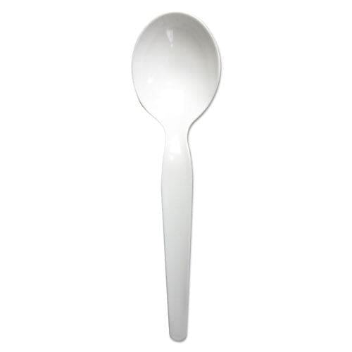 Boardwalk Heavyweight Polystyrene Cutlery Soup Spoon White 1000/carton - Food Service - Boardwalk®