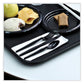 Boardwalk Heavyweight Wrapped Polystyrene Cutlery Knife Black 1,000/carton - Food Service - Boardwalk®